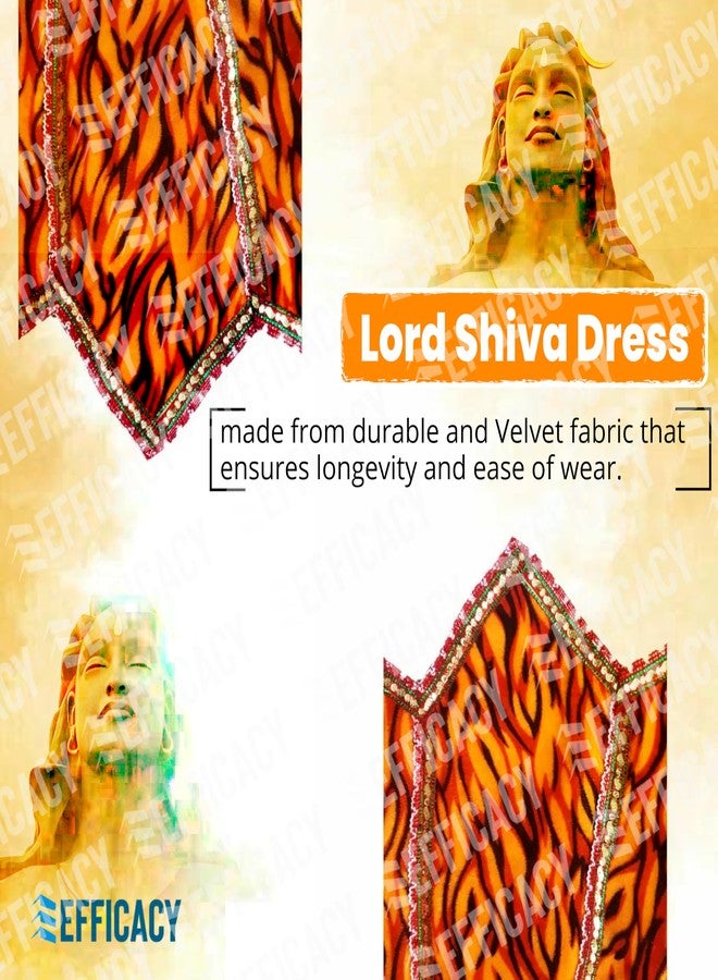 Efficacy Lord Shiva Shankar Bhagwan Hindu God Kids & Adults Fancy Dress | Lord Shiva Dress/Fancy Lord Shiv Costumes for Kids/Mythological Costume for Lord Shiva (Size - 38.1 cm /15 Inches) - Image 4